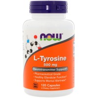 NOW L-Tyrosine 500mg (120капс)