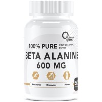 Бета-аланин Optimum System Beta-Alanine 600 mg 60капс