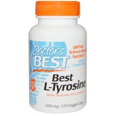 Doctor's Best Best L-Tyrosine 500mg (120капс)