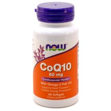 Коэнзим Q10 NOW CoQ10 60 mg 60капс