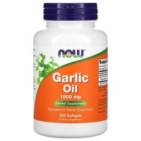 NOW - Garlic Oil 1500mg (250гел.капс)