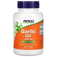 NOW - Garlic Oil 1500mg (250гел.капс)