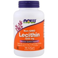 NOW - Lecithin 1200 mg (100гел.капс)