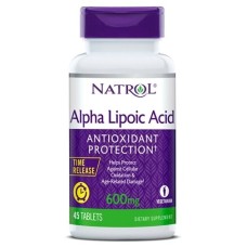 Natrol - Alpha Lipoic Acid 600mg (45капс)