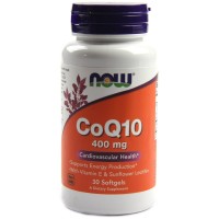 Коэнзим Q10 NOW CoQ10 400 mg 30гел.капс