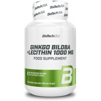 BioTech USA Ginkgo Biloba + Lecithin 90капс