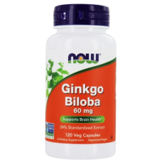 NOW - Ginkgo Biloba 60 mg (120капс)