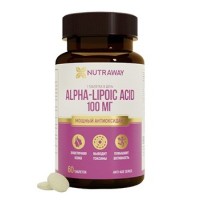 Альфа-липоевая кислота Nutraway Alpha-lipoic acid 100mg 60таб