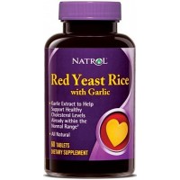 Natrol - Red Yeast Rice with Garlic (60таб)