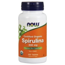 NOW - Spirulina 500 mg (100таб)