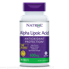 Natrol - Alpha Lipoic Acid 600mg (30капс)