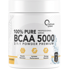 БЦАА Optimum System BCAA 5000 Powder 200г без вкуса