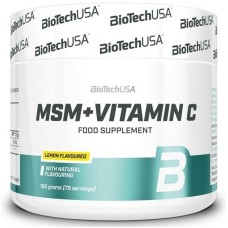 BioTech USA MSM + Vitamin C 150гр