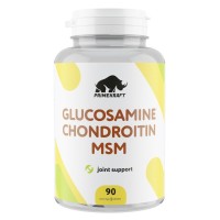 Хондропротектор Prime Kraft Glucosamine Chondroitin MSM 90капс