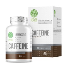 Энергетик кофеин Nature Foods Caffeine 100mg 60капс