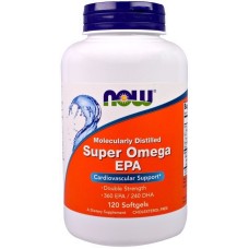 Омега-3 NOW Super Omega EPA 1200 mg 360/240 120гел.капс