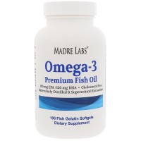 Madre Labs Omega-3 Premium Fish Oil (100капс)