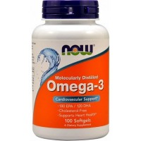 NOW - Omega 3 1000 mg (100гел.капс)