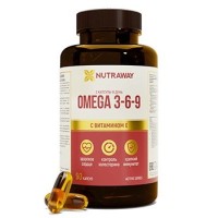 Омега 3-6-9 Nutraway Omega 3-6-9 1360mg 90капс