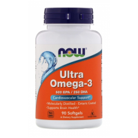 NOW - Ultra Omega-3 (90гел.капс)