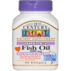 21st Century Fish Oil 1000mg (60таб)