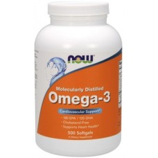 NOW - Omega 3 1000 mg (500гел.капс)