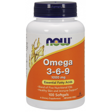 NOW - Omega 3-6-9 1000 mg (100гел.капс)