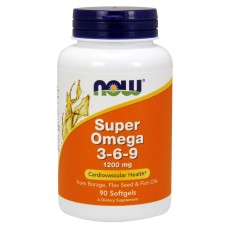 Рыбий жир NOW Super Omega 3-6-9 1200 mg 90гел.капс