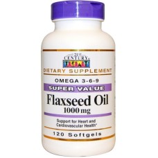 21st Century Flaxseed Oil 1000mg (120капс)