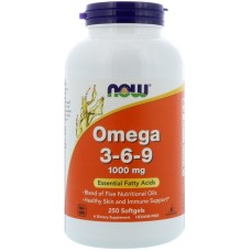 NOW - Omega 3-6-9 1000 mg (250гел.капс)