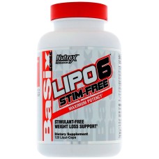 Nutrex Lipo 6 Stim-free (120капс)