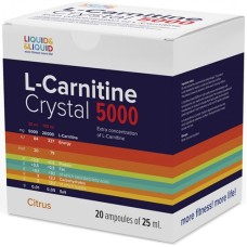 LIQUID & LIQUID - L-Carnitine Crystal 5000 (20x25мл)