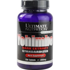 Ultimate Nutrition - Yohimbe Bark 800mg (100таб)