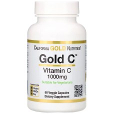 California GOLD Nutrition Gold Vitamin C 1000mg (60вег.капс)