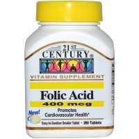 21st Century Folic Acid 400mcg (250таб)