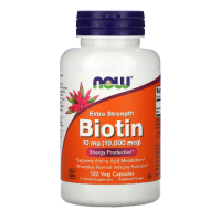 NOW - Biotin 10 mg (10000 mcg) (120капс)