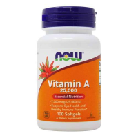 NOW - Vitamin A 25000 IU (100гел.капс)