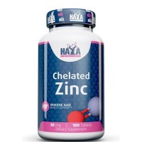 Haya Labs Chelated Zinc 30mg (100таб)