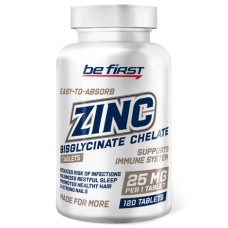 Be First - Zinc bisglycinate chelate (120таб)