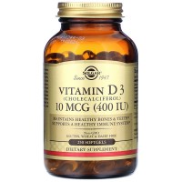 Solgar Vitamin D-3 400 IU (250гел.капс)