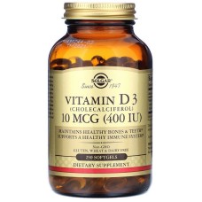 Solgar Vitamin D-3 400 IU (250гел.капс)