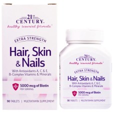 21st Century Hair,Skin & Nails (90таб)