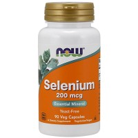 NOW - Selenium 200 mcg (90капс)