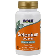 NOW - Selenium 200 mcg (90капс)