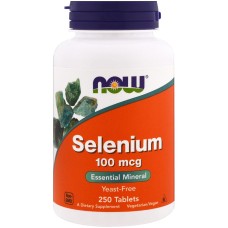 NOW - Selenium 100 mcg (250таб)