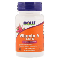 NOW - Vitamin A 10000 IU (100гел.капс)