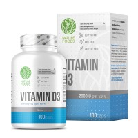 Nature Foods Vitamin D3 2000IU (100капс)