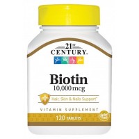 21st Century Biotin 10,000 mcg (120таб)