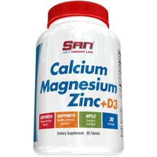 SAN Calcium Magnesium Zinc + D3 (90таб)