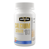 Maxler Calcium Citrate + D3 120таб